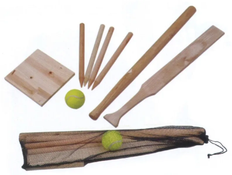 Custom Wooden 6 And 6 Players Croquet Set Outdoor Game Set For Kids