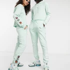 Oem OEM Custom Cotton Fashion Oversized Sweatsuit Unisex Embroidered Jogger Mens Unisex Tracksuit