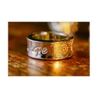 Gold Ring High Quality Decoration 18k Gold Finger Ring Galvanograph Ring
