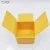 customized logo cosmetic paper box packaging Yellow foldable box cosmetic paper cylinder box custom cosmetic