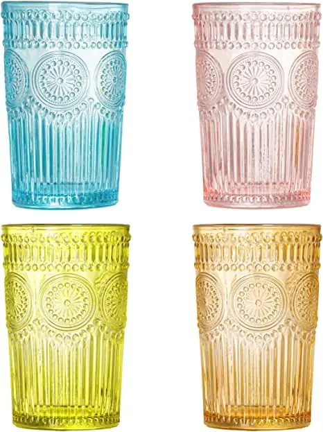 colored whiskey glass cup for drinking wholesales glass set OEM welcome whiskey glass drinking cup