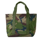 Polyester Bag BSCI Factory Custom Thick Polyester Large Overnight Handbag Weekend Tote Bag