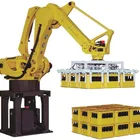 Machine Manufacturer Full Automatic Single Column Carton Box Bags Palletizer Machine Manufacturer