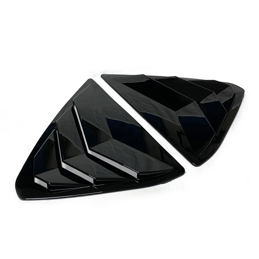 product window shutter cover for m cx5 cx 5 2018 2023 2019 2022 2021 2020 exterior body kits car rear window side louvers vent trim-6