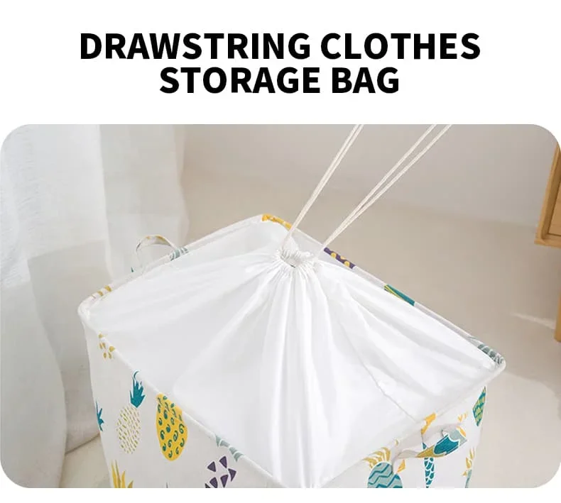 Eco-Friendly Multifunction Foldable Clothes Storage Organizer with Handle Quilt and Wardrobe Storage Bag