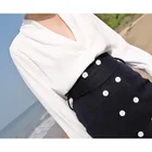 Shirt Autumn V-neck Chiffon Shirt Women's Top Fashion Temperament Belly Covering Shirt Spring And Autumn Women