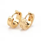 Earrings Earrings Hot Selling Gold And Rose Gold Stainless Steel Jewelry Designers Earrings For Women