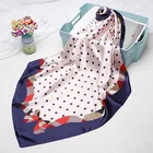 Square Scarf Silk Satin Bandana Direct Wholesale Head Hair Various Design Square Scarf Silk Satin Bandana