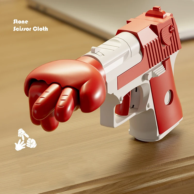 Custom Logo Fist Gun Novelty Toy Club Game Drink Prop Pistol Family Birthday Interactive Guessing Fist Gun Toys for Party