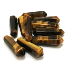 Tiger Eye Stone Points Wholesale Quartz/agate/jade Stone Point Pendants Available