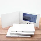 Video Manufacturer Video Card 7inch Hd Ips Hardcover Lcd Display Module Blank White Video Brochure Card