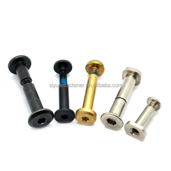 brass slotted knurled book binding post connecting chicago screw stainless steel chicago screws aluminum chicago screw