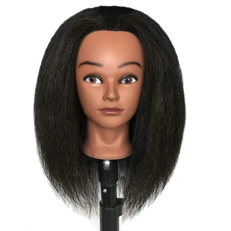 Cheap Cosmetology 100% Human Hair African American Salon Practice  Hairdresser Braiding Afro Training Mannequin Dummy Doll Head - Buy Braiding Mannequin  Heads,Afro Training Head,Afro Training Mannequin Head Product on 