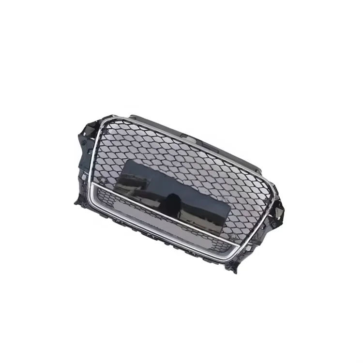 2013-2016 A3 RS3 Compatible Upgraded Honeycomb Grille and Front Bumper ABS Car Accessories New Condition Type3 manufacture