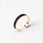 Bracelet Leather Maxery Multiple Designs Premium Genuine Classic Bracelet Black Spots Leather Bracelet
