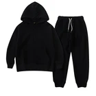Clothing 2021 New Wholesale Kids Clothing Custom Solid Color Baby Kids Hoodies Boys Clothing Sets Tracksuit Children