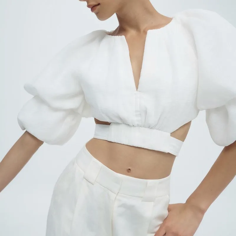 Blusa De Manga Corta Con Lazo Para Verano,Camisa Sexy Con Cuello De Pico  Para Mujer,Color Blanco Y Negro - Buy Elegante Blusa,Camisa De Las  Mujeres,Top Sexy. Product on Alibaba.com