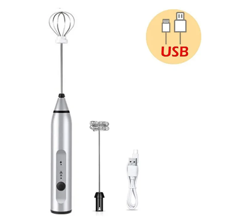 Electric Milk Frother, Eco friendly High quality Egg Beater Lightweight and for Home Office for Family