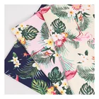 Fabric Stretch Flame Bird Fine Twill Polyester Printed Women's Children's Clothing Fabric