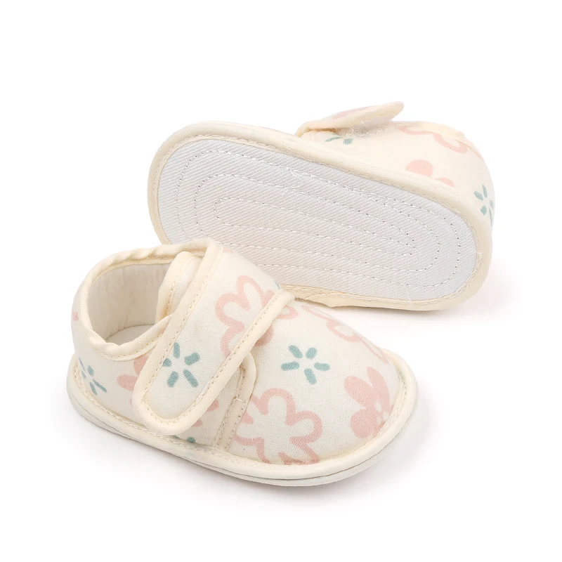 High Quality Soft Cotton Printing Newborn Baby Infant Shoes for Boys and Girls 2023 details