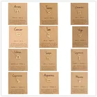 Necklaces New Fashionable Personality 12 Zodiac Sign Necklaces Pendant Necklaces Gold Chain Choker Astrology Necklaces