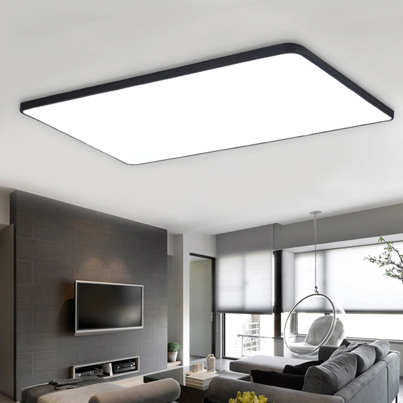 square ceiling lights for living room