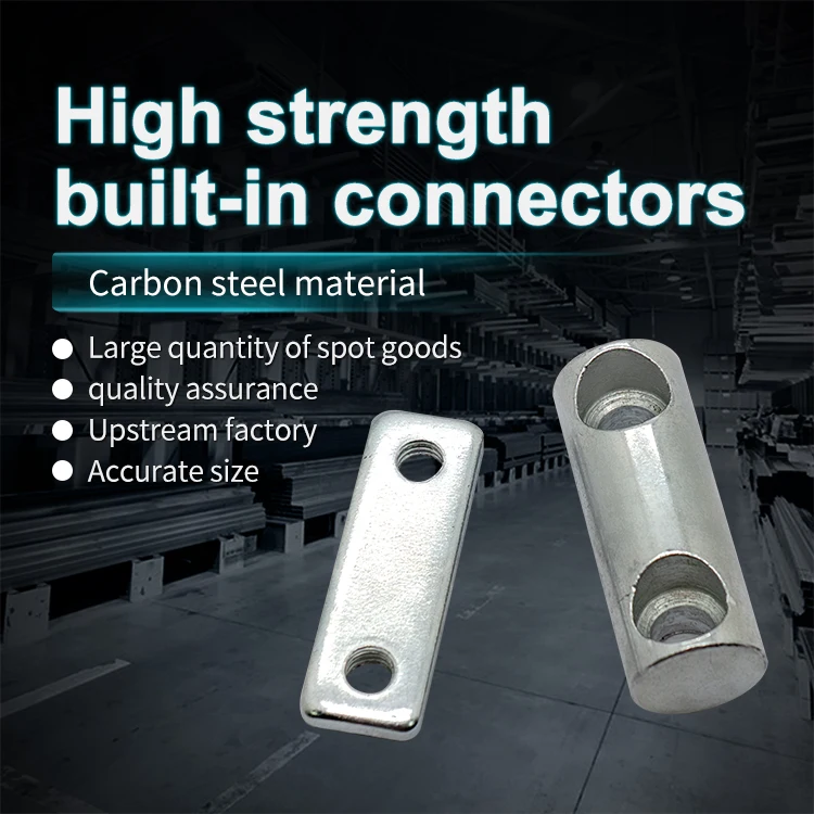 Built in Connector 4040 Aluminum Material, Built-in Locking Component, Built-in Connection Fixing Aluminum Profile Accessory Pin supplier