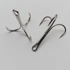 Fishhook Strong Treble Hooks FISH Hooks 4# 6# Fishing Tackle Fishhook Terminal Tackle