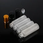 Glass Oil Bottles Glassglass Factory Wholesale 10ML Glass Empty Oil Roll On Perfume Bottles