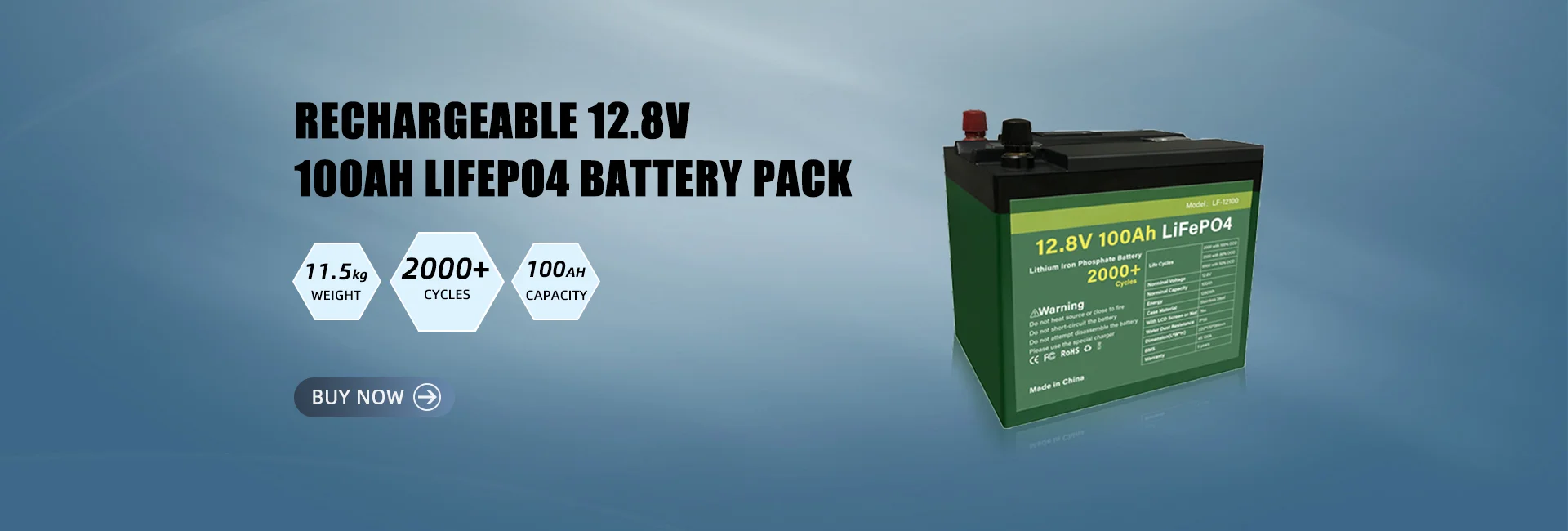 litio su ordinazione Ion Battery Packs di 3.2V 12V 200ah 0