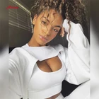 Shirts Wholesale Yoga Sweatshirt Women Quick Dry Sports Clothing Workout Long Sleeve Crop Top Gym Fitness Wear T Shirts