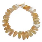 Citrine Gemstone Beads Natural CB45179 Natural Citrine Top Drilled Graduated Slices