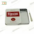 Tin Child Tin Box Slide Child Resistant Metal Boxes For Prerolls Packaging Paper Holder Tin Case