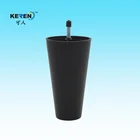 Leg Black Extend Legs Modern Design High Quality Furniture Leg 150mm Height Black Plastic Sofa Leg Extenders