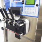 Ice Cream Hot Sell Hosting Selling Rainbow Floor Standing Soft Serve Ice Cream Machine