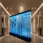 Bar Water Bubbles Wall Display Acrylic Dancing Water Bubble LED Freestanding Bar Wall Display Shelf