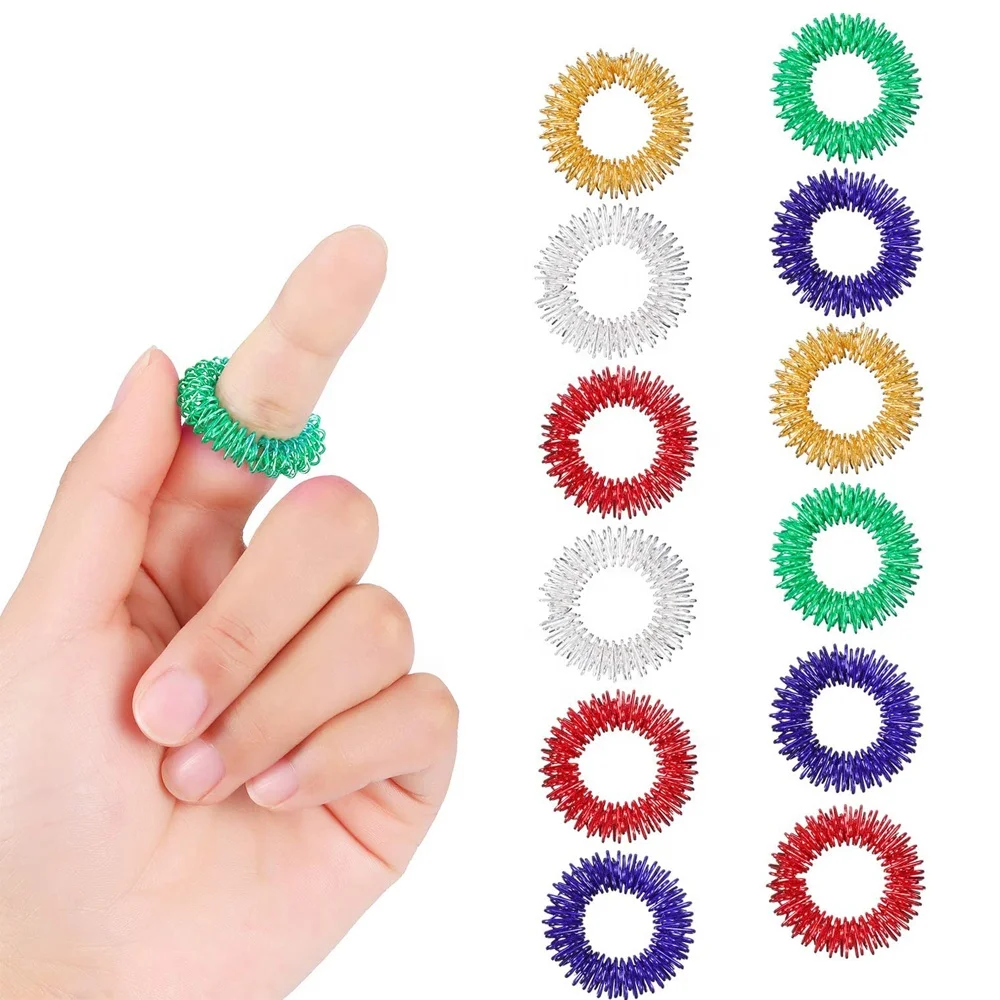 Finger Hand Sensory Winding Toy Stress Relief Fidget Twisting Decompression Toy 