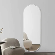 Wall Full Length Mirror With Aluminum Framed Led Mirrors Decoration Living Room Floor Mirror Hotel Home Decor