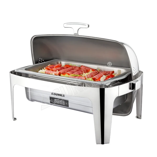 1 electric roll top chafer