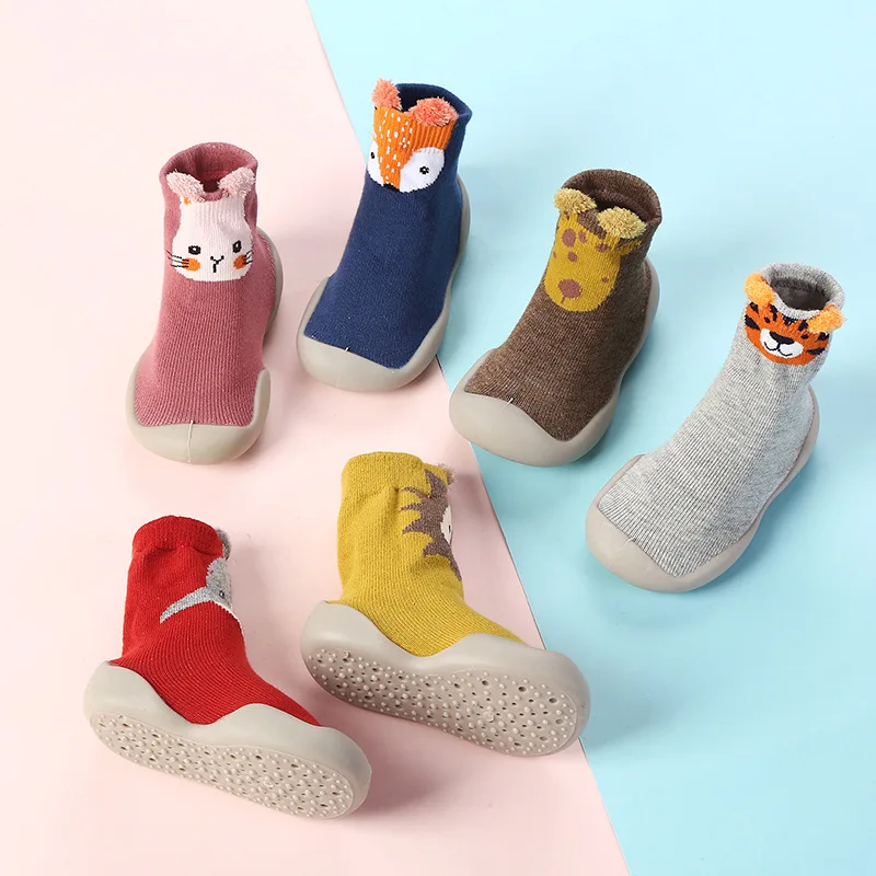 Boys and Girls Floor Socks Baby Silicone Soft Sole Socks men and Indoor Non-slip Toddler Shoes
