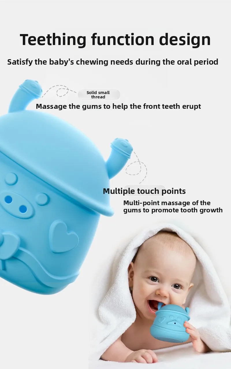 Small Silicone Toy Set, Suitable for Infant Education Bath Toys, Suitable for Manually Driven Bath Fun supplier