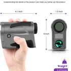 Finder 7X Magnification Golf Laser Range Finder Rangefinder With Ranging And Speed Measuring Functions