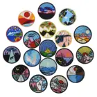 Embroidered Embroidery Badges Embroidered Service Custom Logo 100% Embroidery Patches And Badges With Iron On