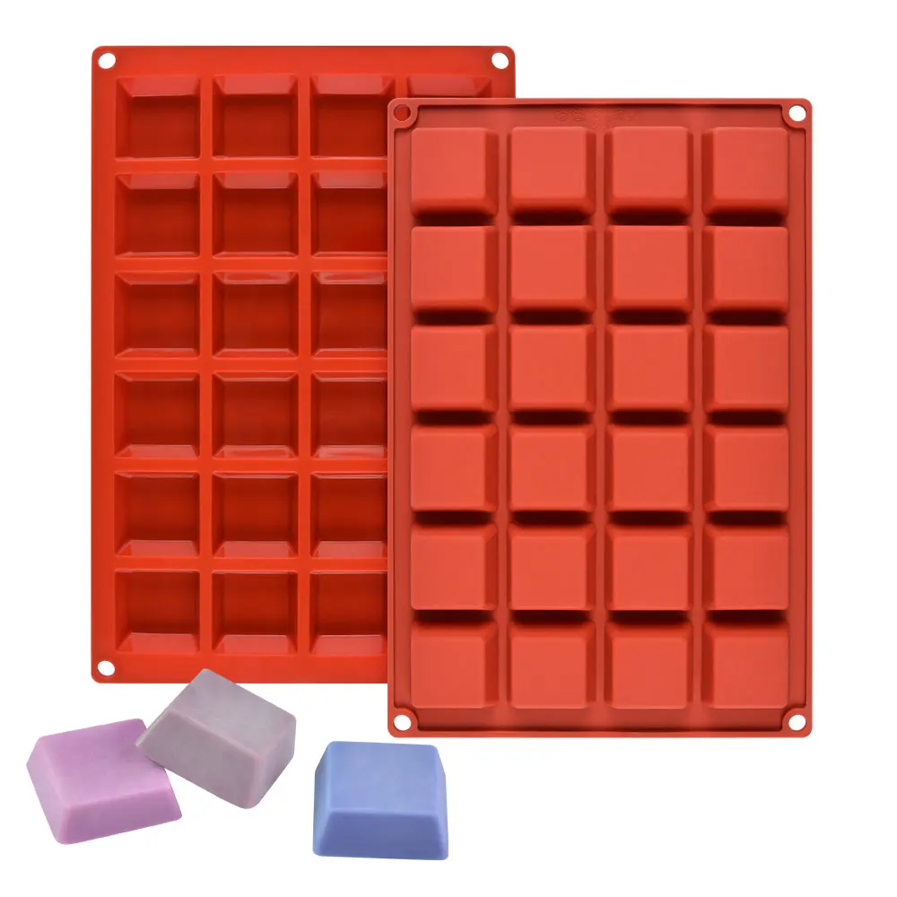 New Design Square Silicone Mousse Mold For Baking Dessert  Cheesecake Truffle Caramels Jelly Brownie Soap Mold
