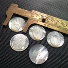 Natural Natural Natural Mother Of Pearl Shell Carved Virgin Mary Pendant Medal Jewelry