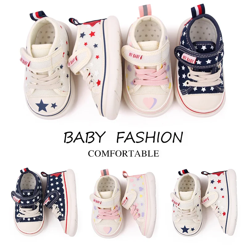 New arrival casual kids toddler sport shoes baby prewalker unisex shoes sneakers manufacture
