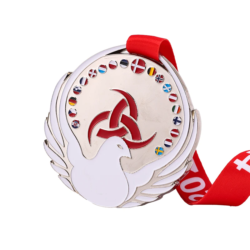 Custom 3D Gold Silver Bronze Zinc Alloy Metal Medalla Sport Medal Jiu Jitsu Judo Kung Fu Karate Taekwondo Medal factory