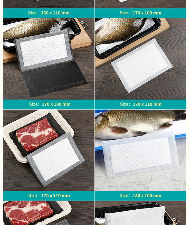 Food Package Meat Absorbent Pad High Quality Food Pad High Absorbency