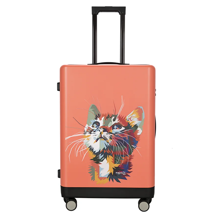 hard suitcases with designs