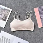 Bra Strap New Design Women's Soft And Comfortable Sports Bra Workout Pure Cotton Yoga Bra Halter Strap
